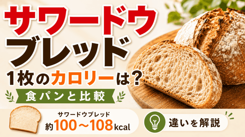 サワードウブレッド1枚のカロリーは何kcal？｜糖質脂質もまとめて確認！食パンとの違いも解説