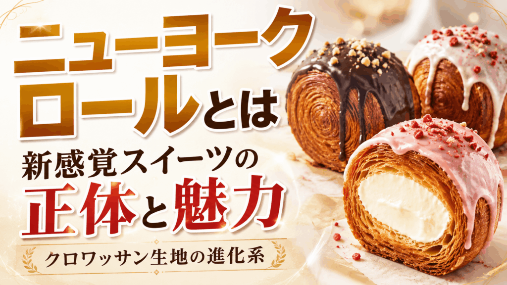ニューヨークロールとは｜クロワッサン生地が生んだ新感覚スイーツの正体と魅力